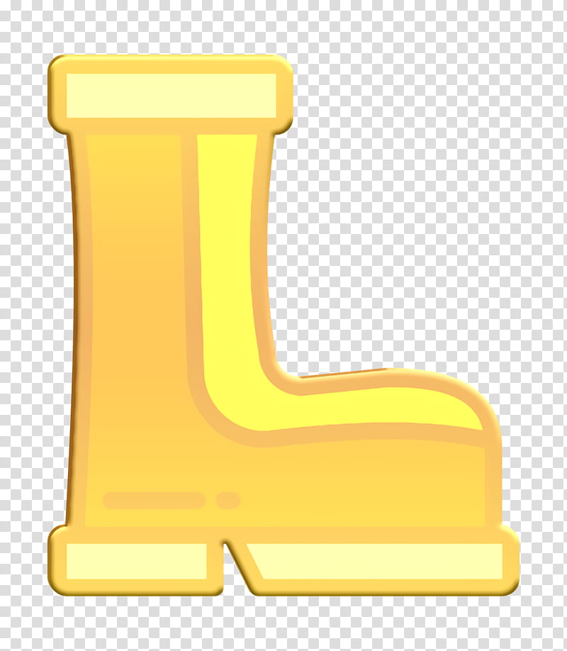 Camping Outdoor icon Boots icon Boot icon, Yellow transparent background PNG clipart