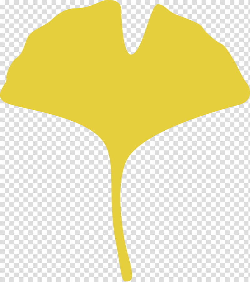 ginkgo leaf gingko leaf Maidenhair leaf, Ginkgo Biloba Leaf, Yellow, Tree, Plant, Logo transparent background PNG clipart