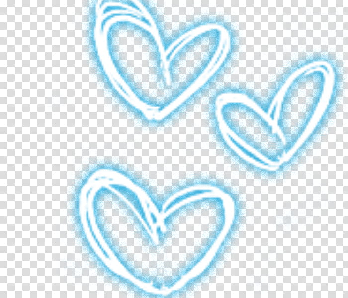 , three blue-and-white hearts illustration transparent background PNG clipart