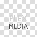 Gill Sans Text Dock Icons, plex, Plex Media illustration transparent background PNG clipart