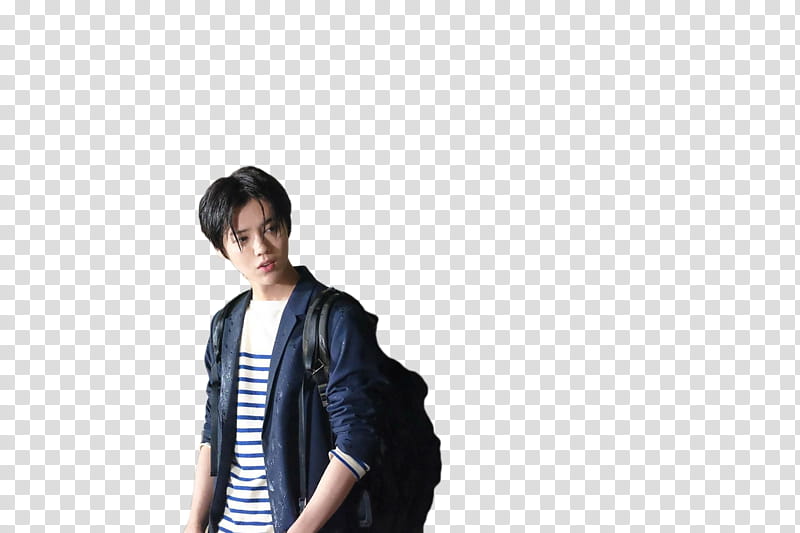 Luhan, man wearing jacket transparent background PNG clipart