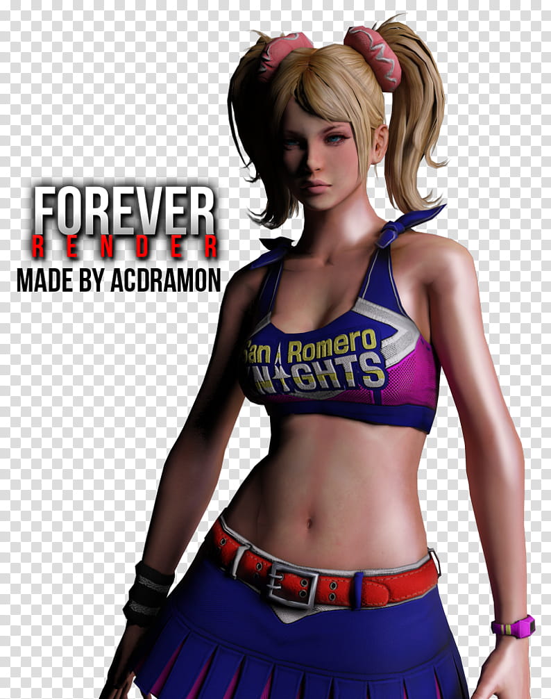 Free download, Lollipop Chainsaw, Juliet Starling Render, Forever Render  transparent background PNG clipart