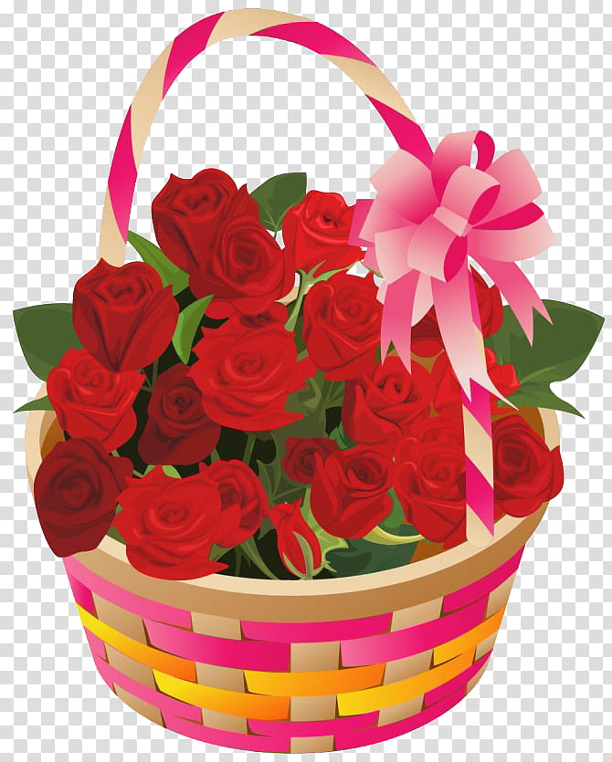 Valentines Day Heart, Rose, Flower, Propose Day, Basket, Garden Roses, Gift, Red transparent background PNG clipart