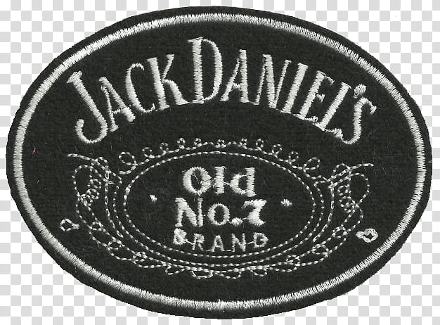 , Johnnie Walker Jack Daniel's Old No.  Brand embroider transparent background PNG clipart