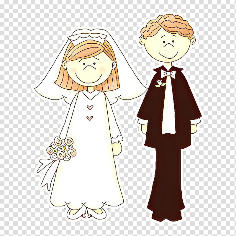 Wedding Male, Woman, Dress, Human, Costume, Clothing Accessories, Cartoon, Gesture transparent background PNG clipart