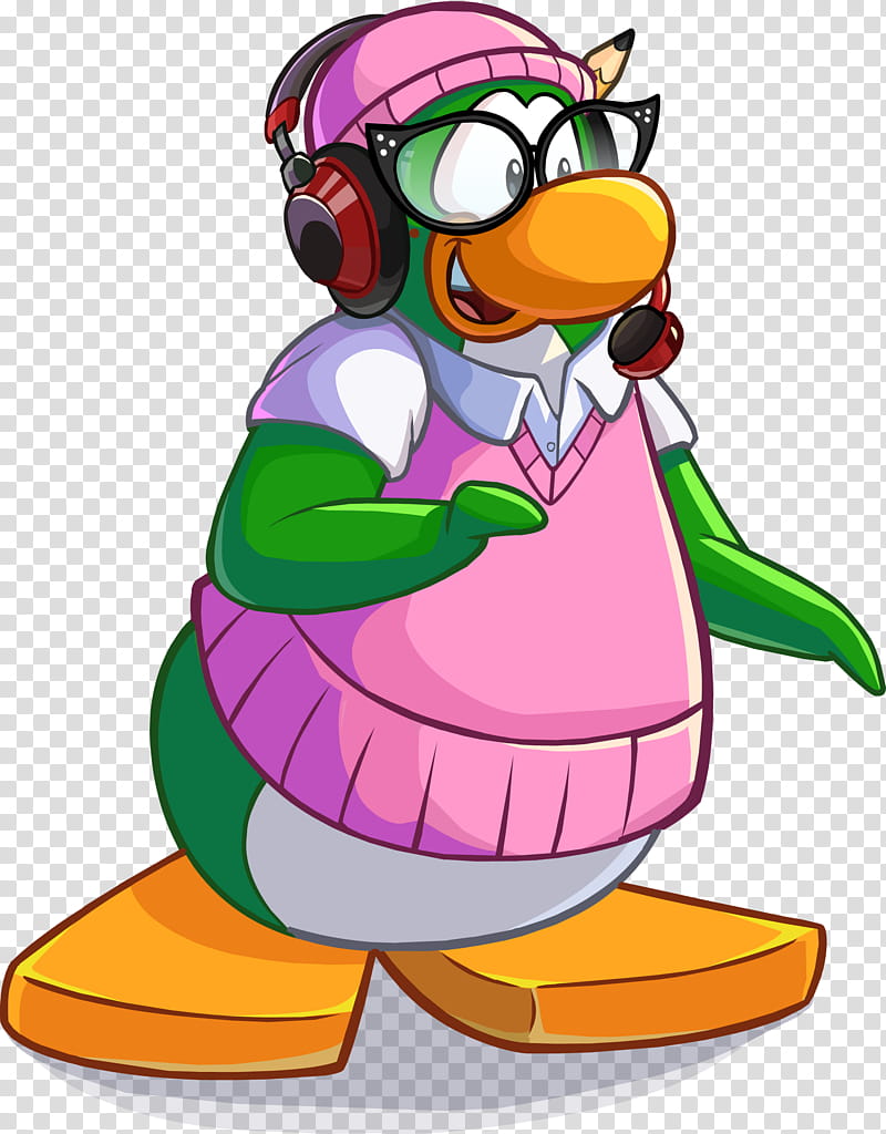 pink penguin club penguin