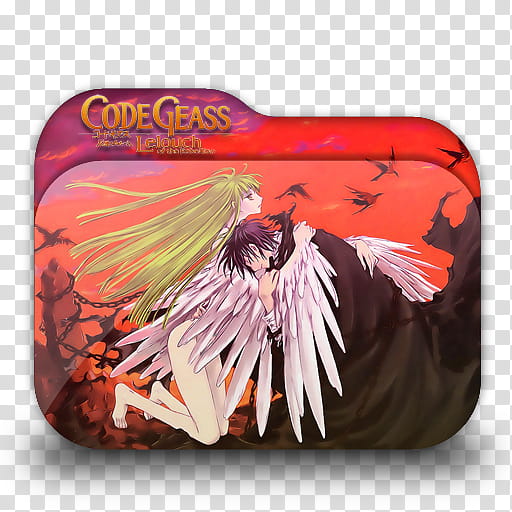 Code Geass R R and R Anime Folder Icons, Code Geass v , Code Geass folder icon transparent background PNG clipart