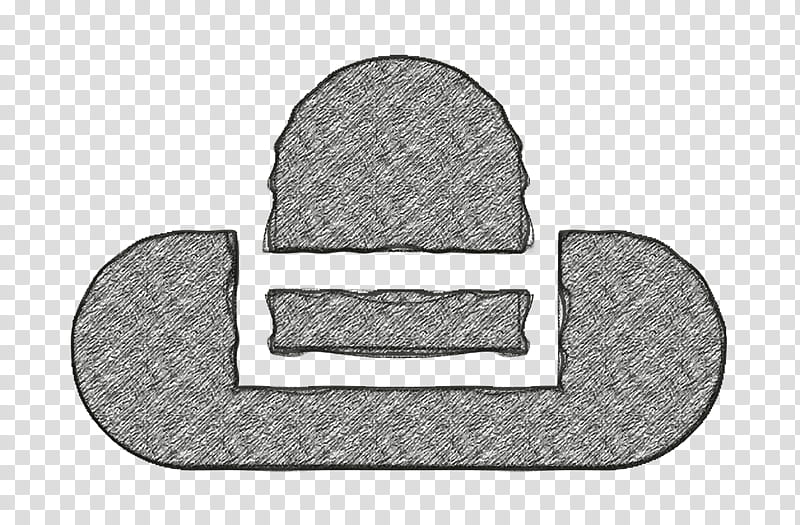 Pamela hat icon Summer Clothing icon, Grey, Rock, Headstone, Silver, Stone Wall, Drawing transparent background PNG clipart