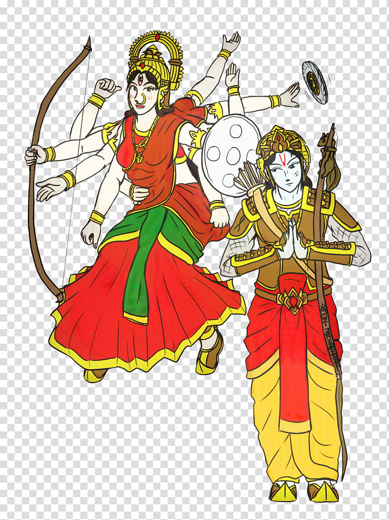 Rama Navami, Valmiki Ramayana, Bhagwan Shri Hanumanji, Vishnu, Ravana, Lakshmana, Sita, Durga transparent background PNG clipart