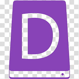 MetroID Icons, purple D transparent background PNG clipart