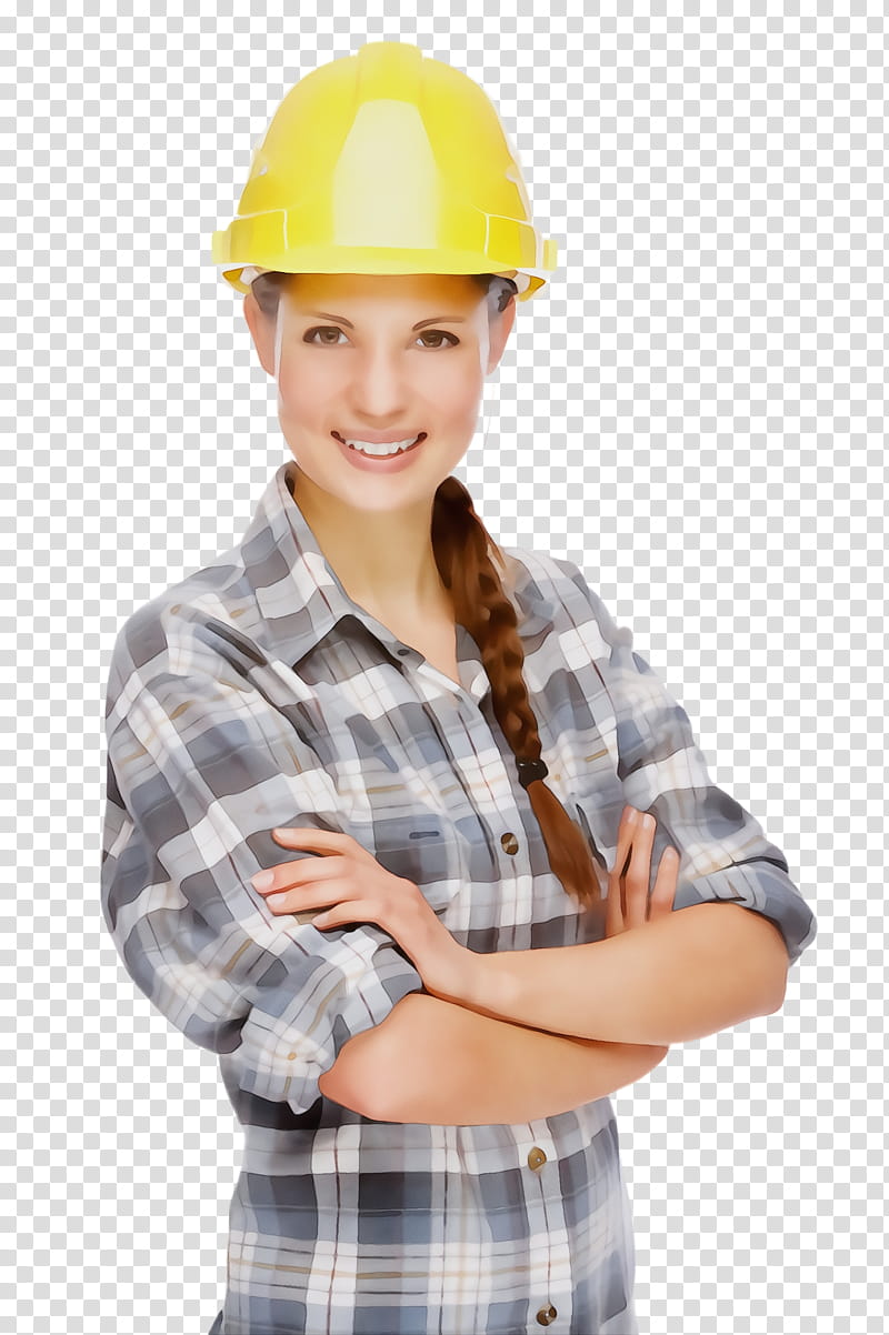 hard hat construction worker clothing personal protective equipment hat, Watercolor, Paint, Wet Ink, Helmet, Finger, Engineer, Headgear transparent background PNG clipart