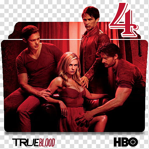 True Blood series and season folder icons, True Blood S ( transparent background PNG clipart