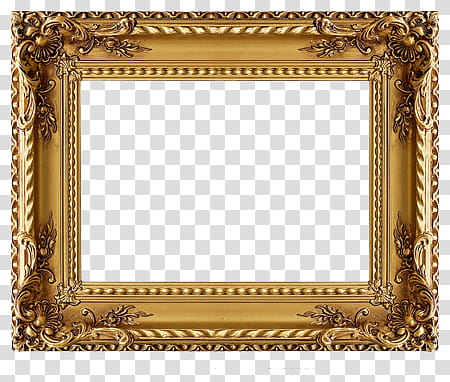 frames, rectangular brown wooden frame wall decor transparent background PNG clipart