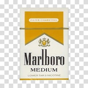 O, Marlboro Medium cigarette transparent background PNG clipart