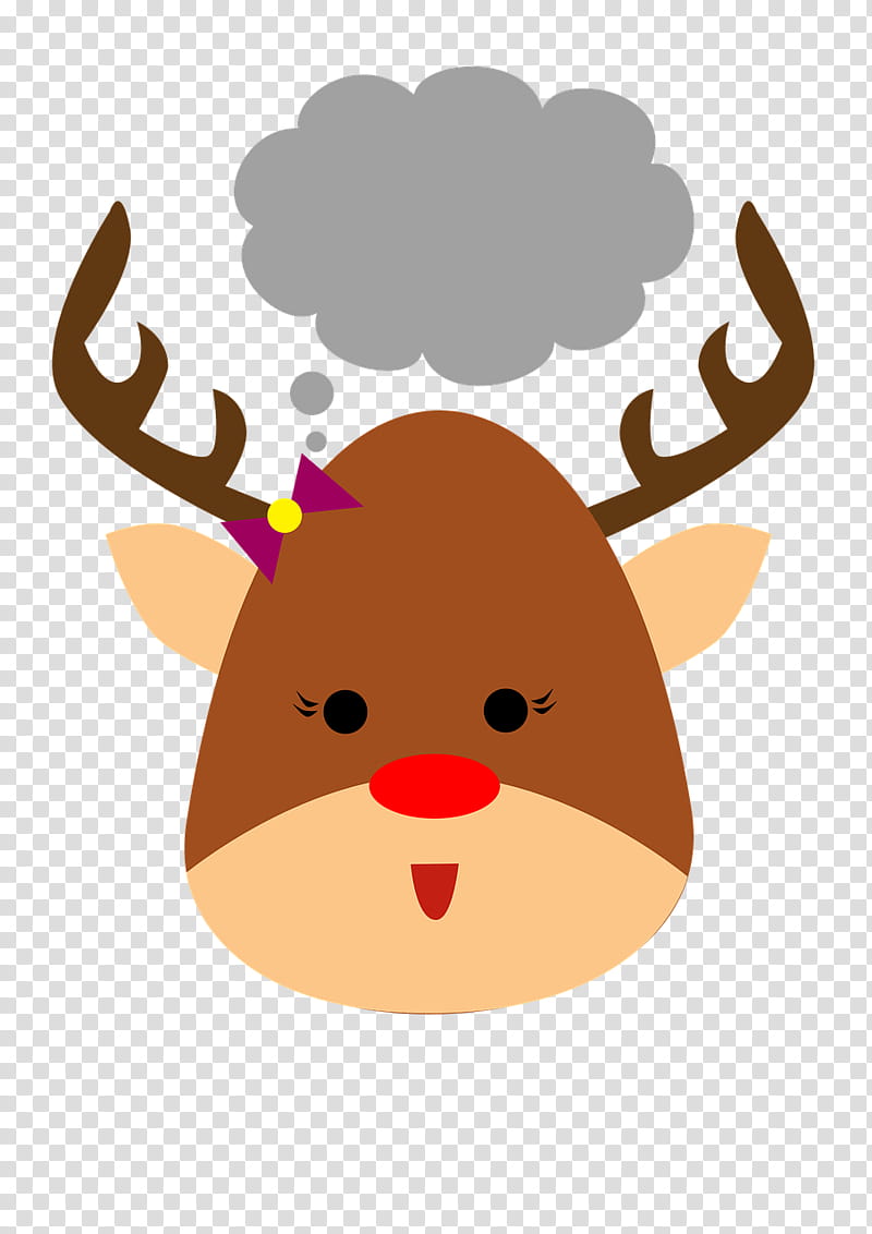 Reindeer Christmas, Moose, Cartoon, Christmas Day, Animal, Antler, Horn transparent background PNG clipart