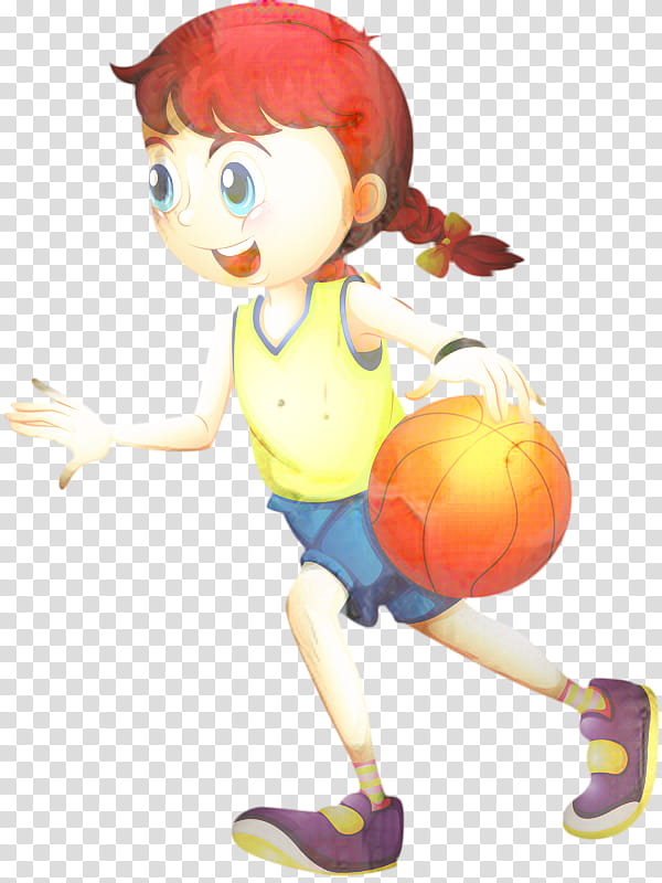 Basketball, Cartoon, Women, Drawing, Character, Athlete, Basketball Player, Female transparent background PNG clipart