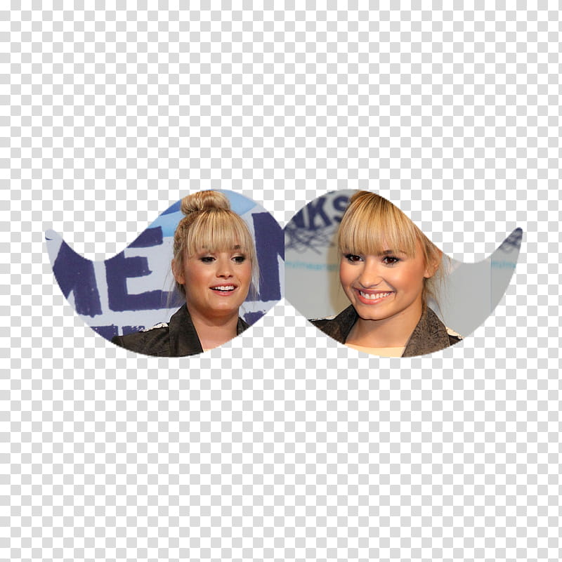 Mostachos Demi Lovato transparent background PNG clipart