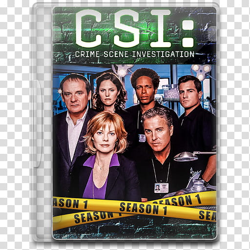 CSI Crime Scene Investigation Icon , CSI, Crime Scene Investigation , closed CSI: Crime Scene Investigation season  DVD case transparent background PNG clipart