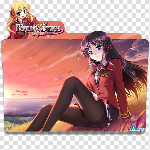 Anime Icon Pack , Fortune Arterial  transparent background PNG clipart