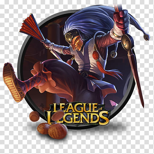 LoL icons, League of Legends man holding fans transparent background PNG clipart