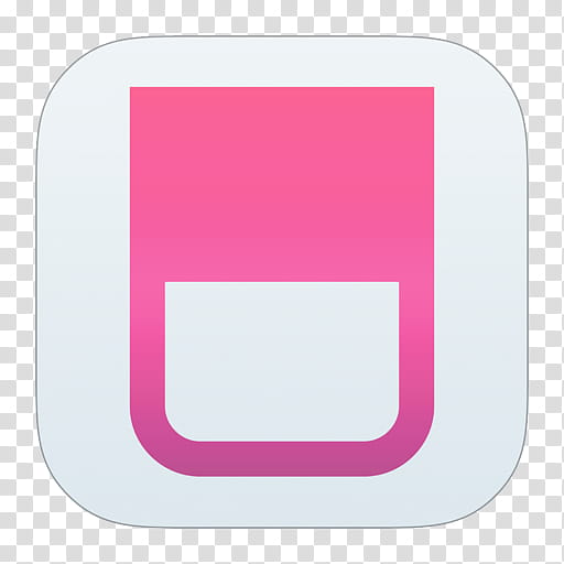 iOS  Icons Updated , Trash Full, pink and white logo illustration transparent background PNG clipart