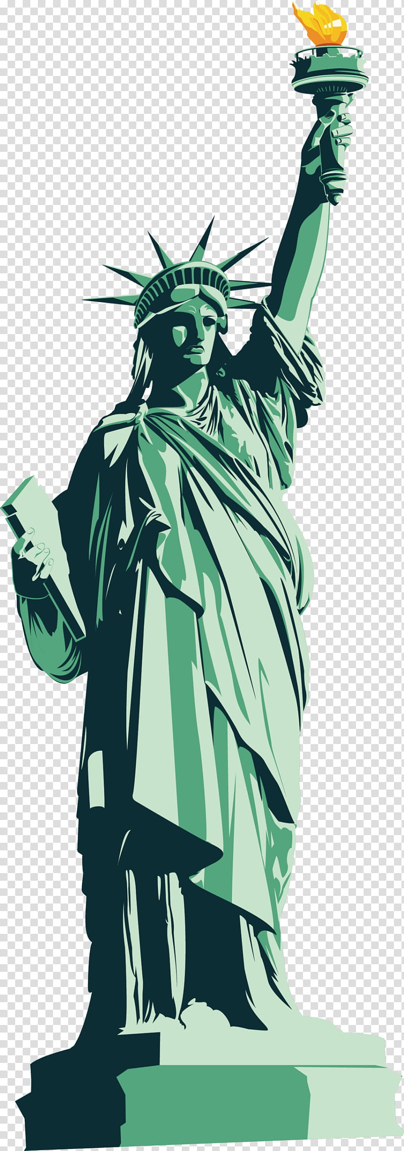 Statue Of Liberty, Statue Of Liberty National Monument, Sculpture, Logo, Cartoon, Drawing, Tourist Attraction transparent background PNG clipart
