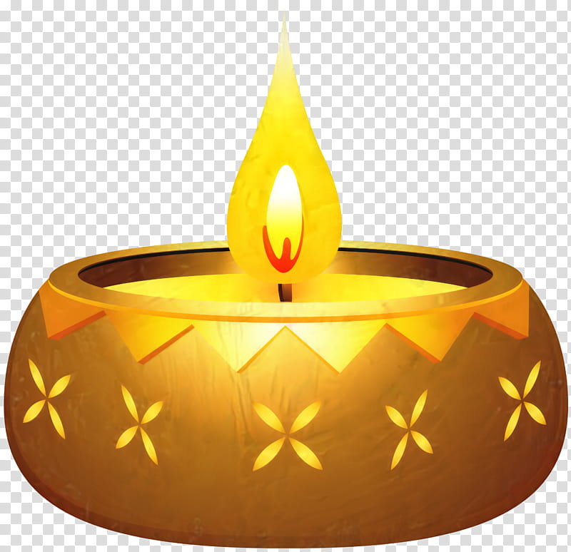 Diwali Oil Lamp, Diya, Rangoli, Candle, Hinduism, Lighting, Yellow, Flameless Candle transparent background PNG clipart
