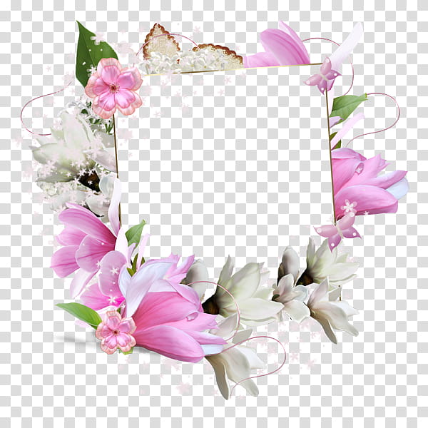 Pink Flower Frame, BORDERS AND FRAMES, Frames, Flower Frame, Creativity, Film Frame, Drawing, Petal transparent background PNG clipart