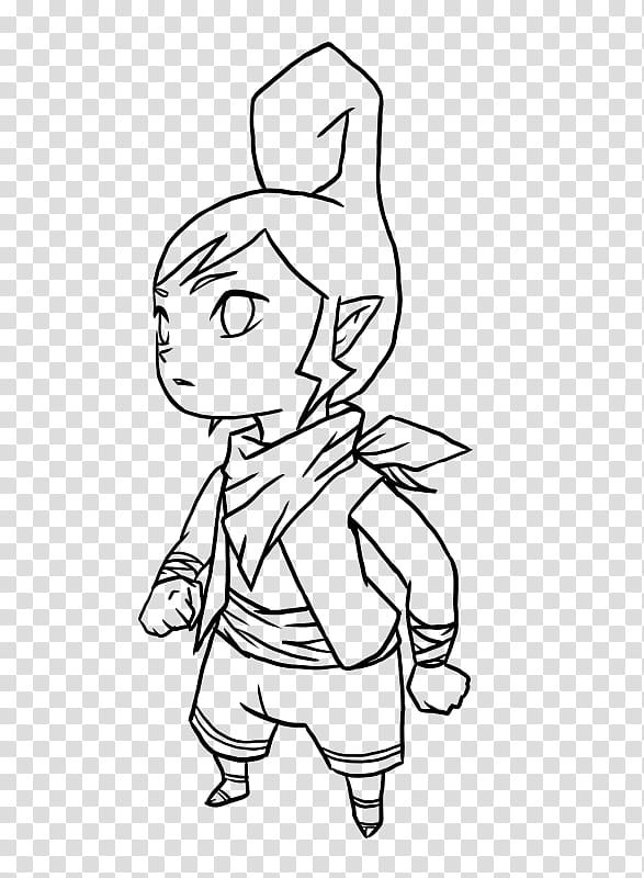 Tetra lineart, male character transparent background PNG clipart