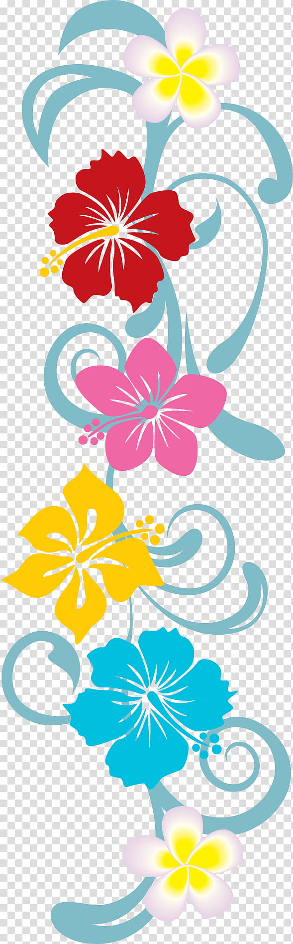 flower border flower background floral line, Plant, Hibiscus, Pedicel, Floral Design transparent background PNG clipart