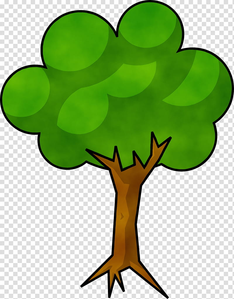 Green Leaf, Tree, Color, Shade, Shade Tree, Shrub, Drawing, Plants transparent background PNG clipart