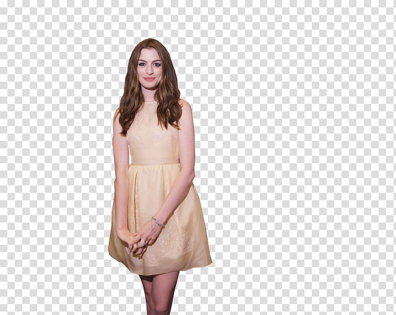 Anne Hathaway Red Carpet transparent background PNG clipart