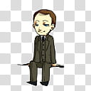 BBC Sherlock Mycroft, man sitting illustration transparent background PNG clipart