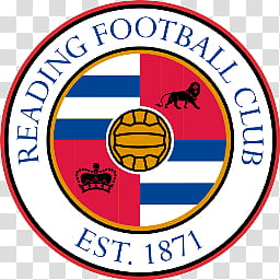 Team Logos, Reading Football Club logo transparent background PNG clipart