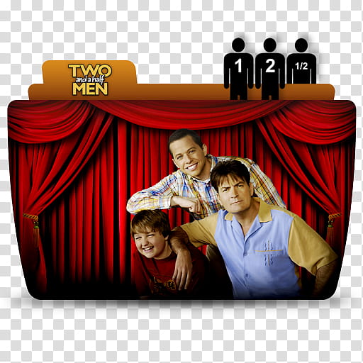 TV Folder Icons ColorFlow Set , Two And A Half Men , Two and a Half Men transparent background PNG clipart