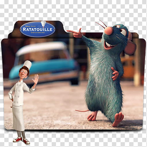 Ratatouille  Folder Icon, DAY..U () transparent background PNG clipart