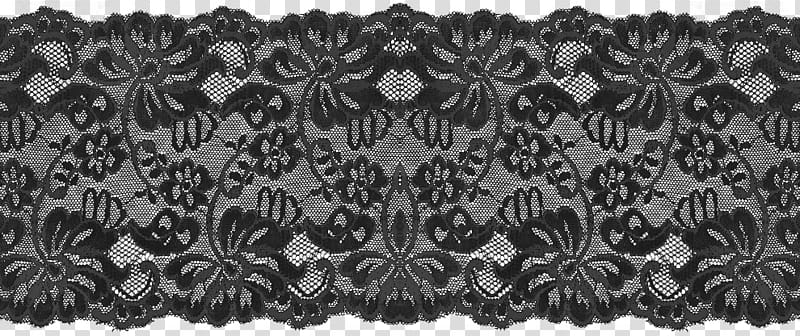 Lace Screentone , gray and black floral lace transparent