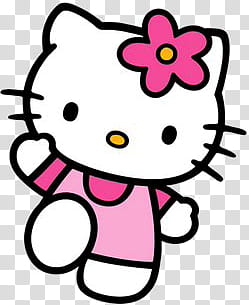 Hello Kitty Pink transparent background PNG clipart