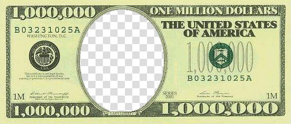 billete,  US dollar banknote transparent background PNG clipart