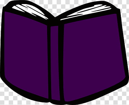 Walfas Recoloured Books Prop age, open purple and black book illustration transparent background PNG clipart