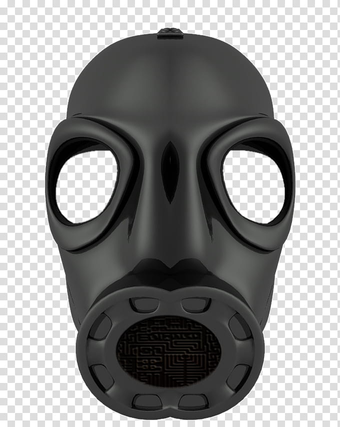 Gas Mask, black mask transparent background PNG clipart