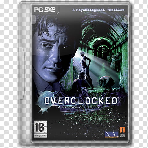 Game Icons , Overclocked-A-History-of-Violence, PC DVD Overlocked case transparent background PNG clipart