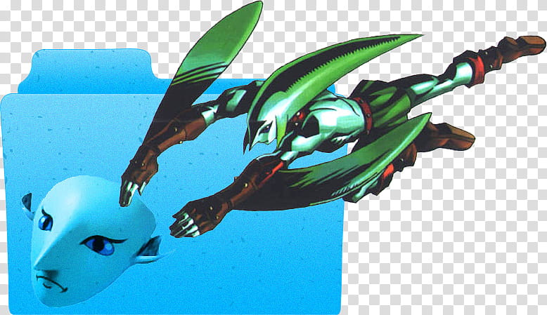 Zelda Majoras Mask Folder , flying green and brown character illustration transparent background PNG clipart