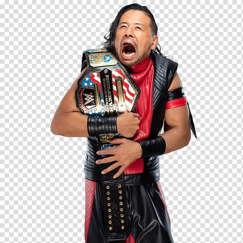 Shinsuke Nakamura USA Champion transparent background PNG clipart
