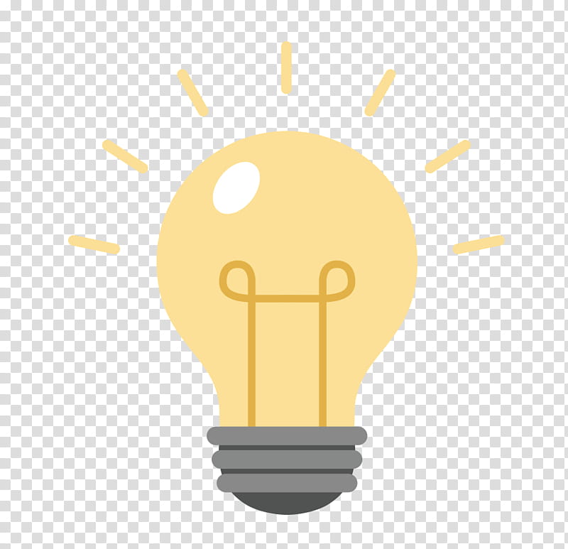 Light Bulb, Cartoon, Line, Yellow, Lighting, Incandescent Light Bulb, Compact Fluorescent Lamp transparent background PNG clipart