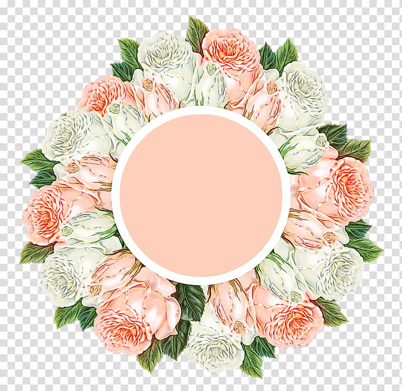 Garden roses, Watercolor, Paint, Wet Ink, Pink, Cut Flowers, Peach, Plant transparent background PNG clipart