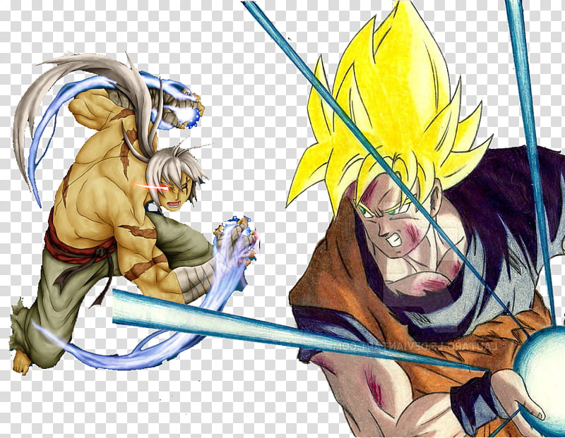 Kairi Vs Goku transparent background PNG clipart