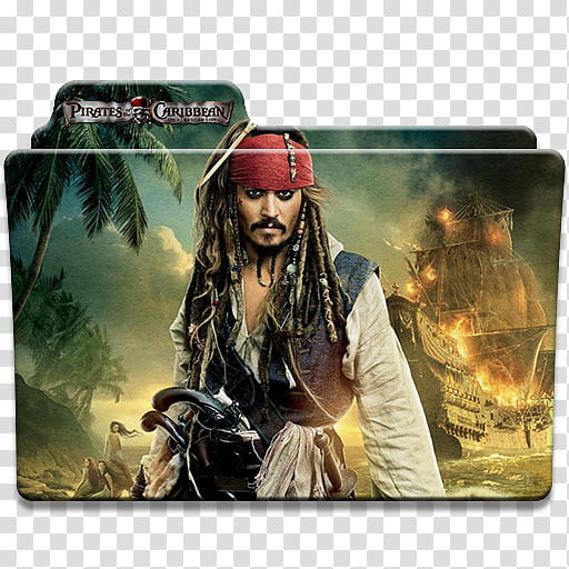 Pirates Of The Carribbean movie icons folder, POTC transparent background PNG clipart