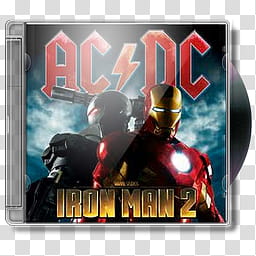 Acdc, , Iron Man  transparent background PNG clipart