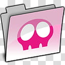 THE ULTIMATE COLLECTION, PINK AQUA SKULL icon transparent background PNG clipart